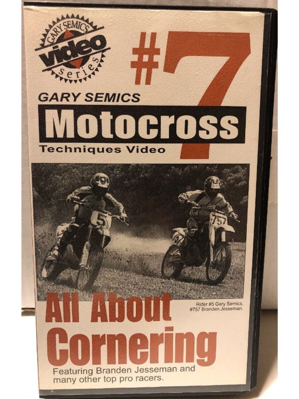 Gary Semics Motocross Techniques VHS #7 All About Cornering Vtg 1998